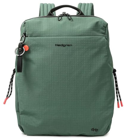 Hedgren Unisex Akira Rucksack, Größe M, 35,6 cm (14 Zoll), Ente Grün