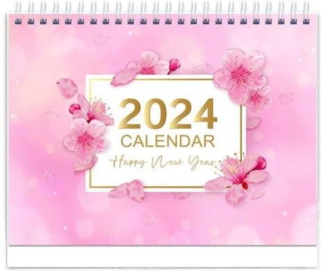 DFEPPJHG 2024 Tischkalender, Kreativer Tischkalender, Feiertags-Tischkalender