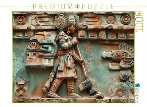 CALVENDO Puzzle Maja-Frau beim Staubsaugen | 1000 Teile Lege-Größe 64 x 48 cm Foto-Puzzle für glückliche Stunden