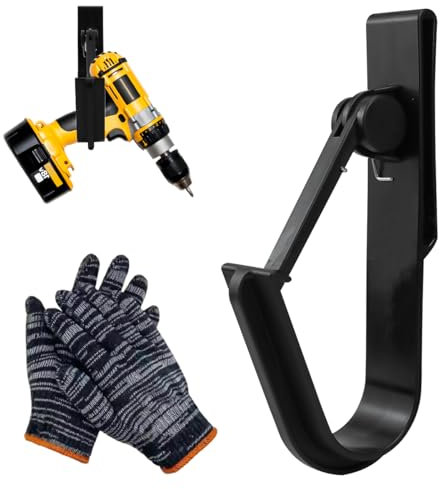 Cragmut Universal Tool Belt Hook,Heavy Duty Tool Belt Hook for Cordless Drills Impact Wrench Holder for Hand Drills, air Nail Guns, Electric Wrenches