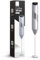 Keplin Handheld Milk Frother - Stainless Steel Electric Whisk - Portable Battery Operated Coffee Stirrer for Lattes, Matcha, Protein Shakes - Ergonomic, Compact, Easy to Clean & Use (Silver)