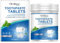 62 Stück Zahnpasta Tabletten Toothpaste Tablets Zahnputztabletten Feste Zahnpasta Kautabletten Repariert Den Zahnschmelz und Erfrischt Den Atem für Den Außenbereich Geeignet