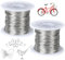 2 Rotoli Filo Acciaio Inox 304, 100 Metri Filo Di Ferro Modellabile Da 0,5 mm per Lavori Manuali, Filo per Modellare, Creazione Di Gioielli