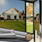 HOMTOL 100x400cm Schwarz Silber Spiegelfolie Fenster Sichtschutz, UV Folie Fenster, Sonnenschutzfolie Fenster Innen, Fensterfolie von Innen Durchsichtig von Aussen Blickdicht