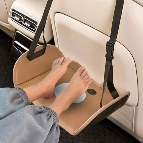 Repose-pieds d'avion, hamac réglable, repose pieds pour avion, portable et réglable, pour voyage, avion, voiture et bureau