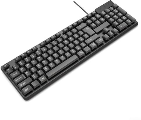 LifenaviStore Tastiera da gioco con struttura in materiale ABS e 104 tasti con tasti multilingue a forma di lettera