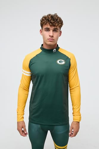 OOSC Men's Green Bay Packers - Oosc X NFL Baselayer Top Men's Baselayer Top (Pack of 1)