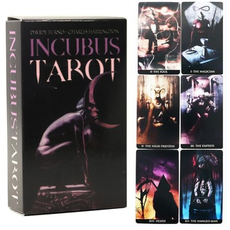 Generisch Tarotkarten Set,Horror-Charaktere als Brettspielzeug,78 Karten Orakel Deck Zum Wahrsagen - Für Sammlung Jugend Familientreffen Bar Dating Feier Feiertag Gesellschaftsspiel