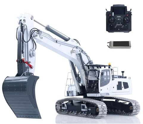 TOUCAN RC HOBBY Pelle hydraulique LESU 1/14 RC 2 bras LR956 Télécommande Modèle 4MPA Double Pompes Lumière 3S Batterie PL18EV Lite