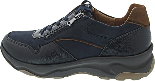 Waldläufer H-Max sportlicher Schnürer Blau
