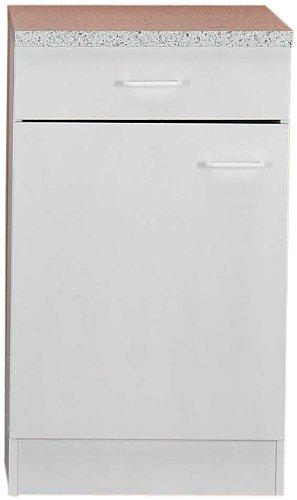 Held Möbel 406.6016 Unterschrank 1 türig / 1 Schubkasten / 1 Einlegeboden / 50 x 85 x 50 cm