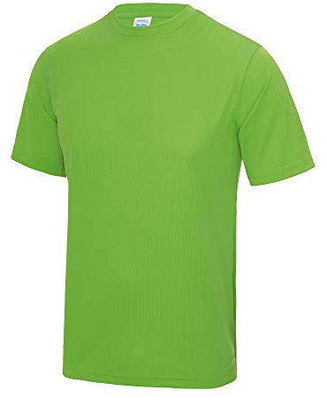 Just Cool Mens Performance Plain T-Shirt (M) (Bottle Green)