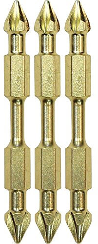 Makita B-39578 Impact Gold Number 1 Phillips Double-Ended Power Bit, 2-1/2-Inch, 3-Pack
