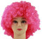 HAAC Perücke Afro Afroperücke Farbe pink für Fasching Karneval Party