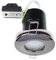 MiniSun | Fire Rated Black Chrome Domed GU10 Ceiling Downlights | Bath Recessed Lighting, Home Décor & Improvement Essential | Pack of 4