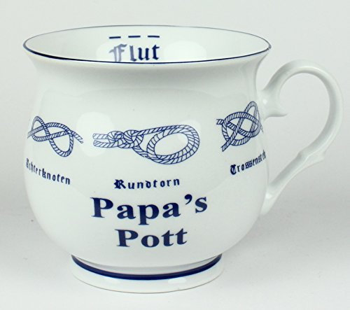 Buddel-Bini Papa´s Pott mit Seemannsknoten bauchig