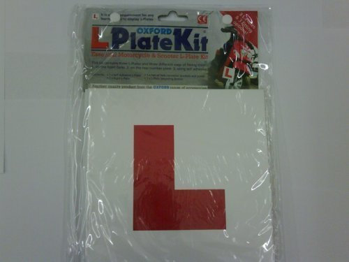 OXFORD ESSENTIAL MOTORCYCLE SCOOTER L-PLATE KIT
