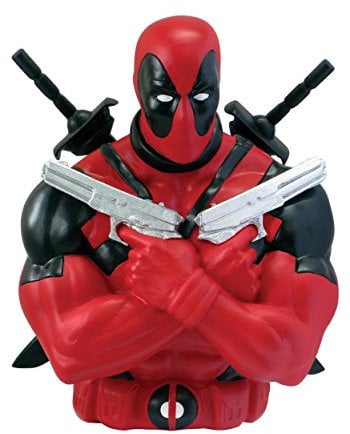 Unbekannt Marvel Deadpool Bust Bank (Spardose), 67409, Multi-Colored