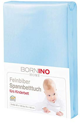 ZÖLLNER Feinbiber-Spannbetttuch 70 x 140 cm