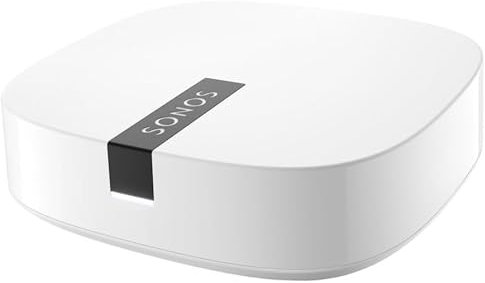 Sonos Boost amplificador de wifi con tres antenas para una mayor cobertura - repetidor de red inalámbrico para una transmisión sin interferencias, color blanco