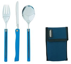 Ferrino Posate Pieghevoli Travel Blue