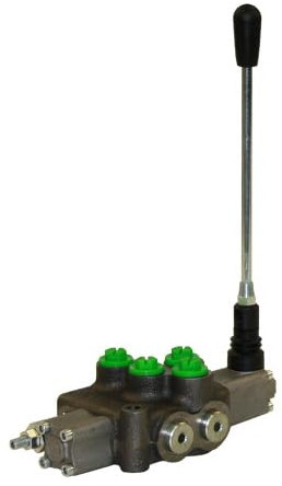 Handhebelventil Frontladerventil Hydraulik-Steuergerät Monoblock 1-fach 45 l/min (manuell) doppelwirkend, federzentriert, M45