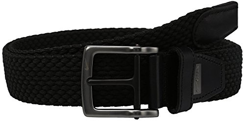 Nike Men's G-Flex Woven Stretch Golf Belt, Jet Black, 36