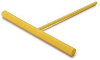 Ibili ESPATULA para Crepes, Stainless Steel, Amarillo, 24 x 21 x 1 cm