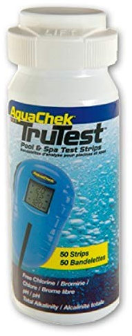 AquaChek TruTest Lot de 50 bandes de test du pH et du chlore