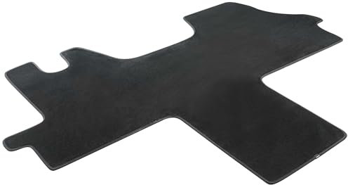 WALSER Premium Auto Teppiche für VW T5 04/2003-08/2015, VW T6 04/2015-08/2024, 3 Sitzer, 100% passgenaue Auto Fußmatten Made in Europe, Fußmatte Auto, Autoteppich Auto, Fussmatten Auto