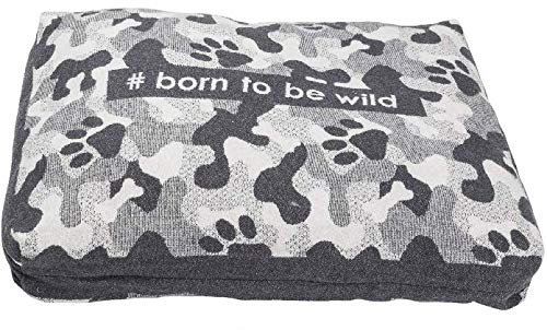 David Fussenegger NOVA Hundekissen Hülle Camouflage/#Born to be wild Filz 60/90