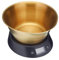 MasterClass Digitale Küchenwaage mit Schüssel in Geschenkbox, Messing / Schwarz, 5 kg