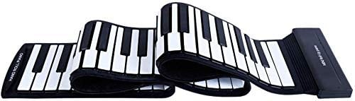 VALINK 61/88 Key Hand Roll Piano, Portable Electronic Hand Roll Piano Keyboard, Flexible Roll up Keyboard Silicone Piano for AdultsKids Children