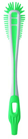 MAM Soft Brush Washing Brush, Soft Dish Brush for Baby Bottles and Suction Parts, Innovative Anti-Scratch Bottle and Suction Dish Brush