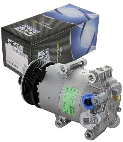 MEAT & DORIA A/C Kompressor für Klimaanlage Klimakompressor mit ID: VS16 mit 110mm Riemenscheibe 6-Rippenanzahl Kompatibel mit FORD Fiesta Mk6 Schrägheck JA8, JR8 1746701 1799468 AP3119D629BA K18079