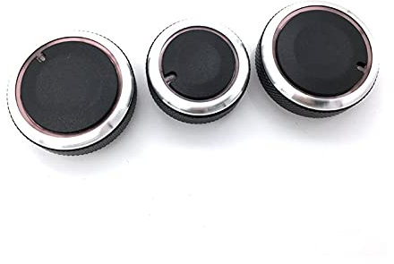 3 Teile/Satz Klimaanlage Knopf AC Knopf Heizung Schalter Knopf Knopf Für VW Polo 2002-2013 Polo 9N 9N3 6R Auto Styling