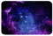Galaxis Badematte 50x80cm für Badezimmer rutschfest Badezimmerteppich Lila Blau Universum Sternenklarer Himmel Badteppiche Set Ultra Weich Mikrofaser Weltraum Badvorleger für Küche/Wohnzimmer