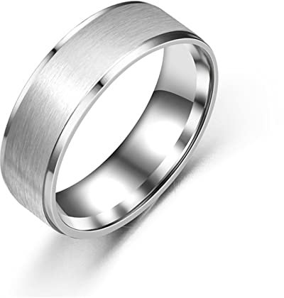 Aotiwe Eheringe Klassisch, Schöne Geschenke für Freundin Zweistufiges Paar 8Mm Schwarz 57 (18.1) für Partnerschaft Trauung