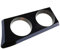 TOTMOX Couvercle de Porte-gobelet Automatique Compatible avec BMW Série 1 116 116i 118 118i 120 120i E87 E81 E82 E88 Noir/Motif en Fibre de Carbone ABS Décoration de Console Avant Gauche ou à Droite