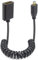Duttek 8K 90 Degree Micro HDMI Entender Coiled Cable, 48Gbps Micro HDMI Male to HDMI Cable for Gopro Hero and Other Action Camera 1.2M (Micro HDMI Male to HDMI Female)