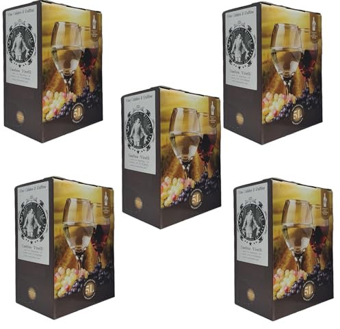 Vino Calabro il Puttino | Rosato Intenso | Botte del Contadino | Bag in Box da 5 litri | Cantina Virelli | Cutro | Non filtrato | Artigianale (25 litri)