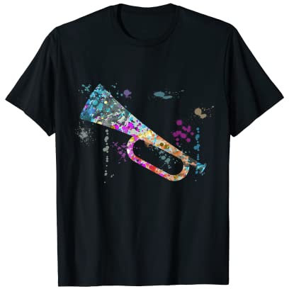 Vuvuzela Instrumenten-Silhouette Vuvuzelas T-Shirt