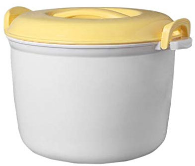 KVSERT Olla arrocera portátil multifuncional para horno, 2800 ml, con aislamiento, lonchera y utensilios de vapor para cocinar al vapor