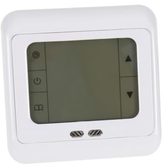 Homoyoyo Wireless-Controller Heizungsthermostat Berührungsempfindlicher Bildschirm Elektroheizung Regler Weiß W-LAN Wärmepumpe Zentral WLAN-Thermostat