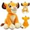 YISKY Lion King Plüschtier, König der Löwen Kuscheltier, Lion Plush Toy, Löwen Plüsch Puppen für Kinder, Löwen Cartoon Puppe, Lion King Anime Plush Figuren, Löwen Stoffpuppe, für Jungen und Mädchen