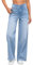 Vetinee Jean Femme Grande Taille Jean Droit Femme Bleu Baie Taille XX-Large Convient aux Tailles 50 à 52 de l'EU