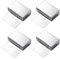 4 Punch-Free Cabinet Latches, Strong Magnetic Door Latches, Cabinet Door Latches, Drawer Magnet Door Latches, Folding Door Door Latches, Self-Adhesive Cabinet Door Latches