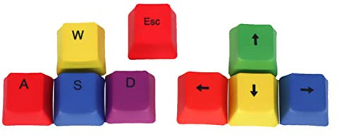 Artibetter 9stücke Tastenkappen Für Büro Und Schule Computertastatur-dekor Abriebfeste Schutzkappen Verschleißfeste Tastaturschutz