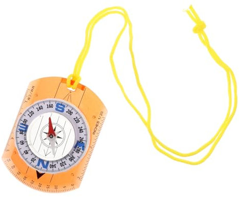 KOMBIUDA Outdoor-kompass Aus Acryl Leicht Tragbar Für Wanderungen Und Camping Hochpräziser Wanderkompass Mit Filigranem Design