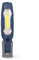 cartrend LED Werkstattleuchte hohe Leuchtkraft, 600 Lumen Flächenlicht, wiederaufladbarer 2600 mAh Akku, drei Belichtungsmodi, 360° Drehaken, widerstandsfähiges ABS Gehäuse